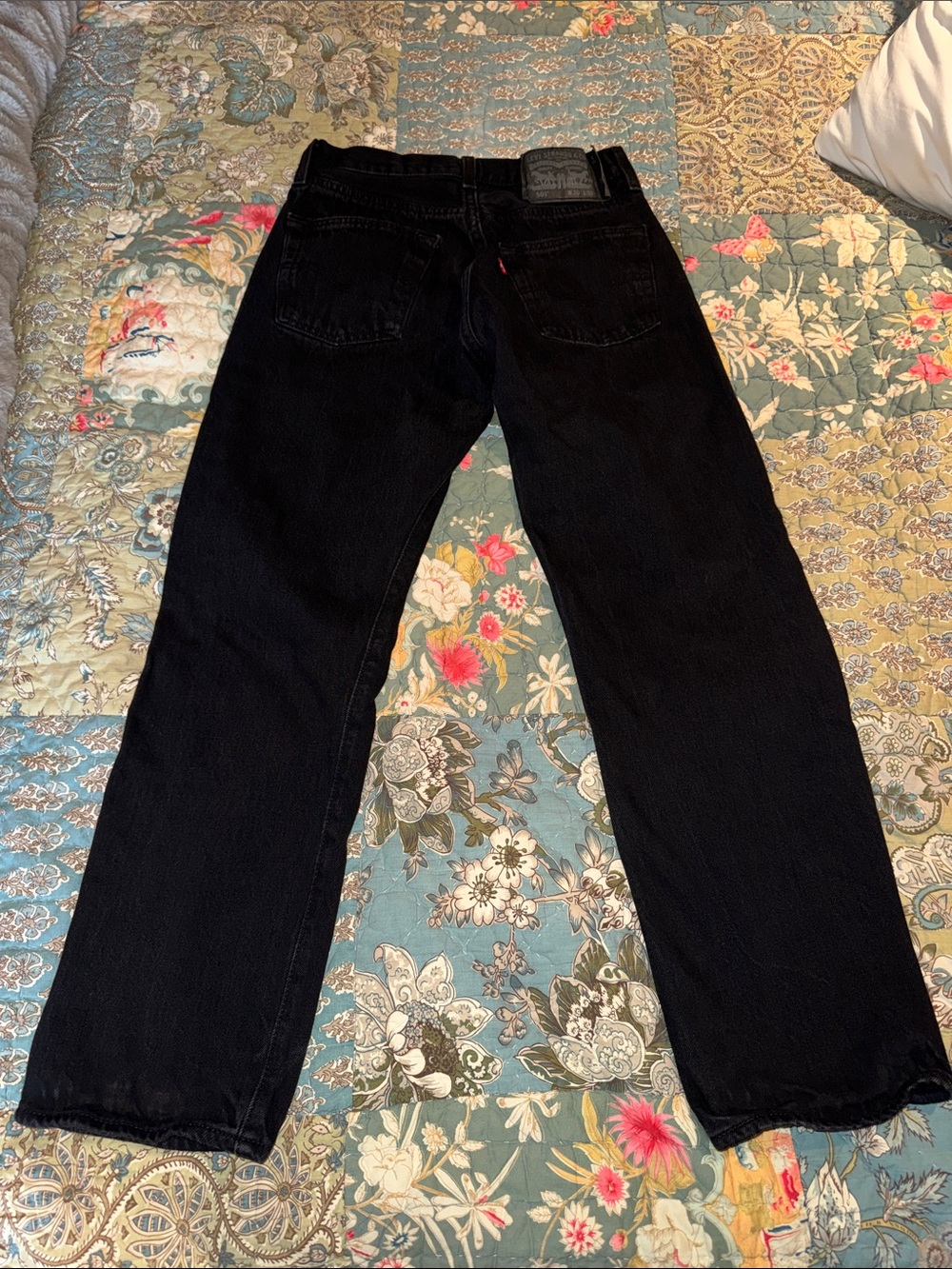 Levi's Men's 501 Black Straight Jeans